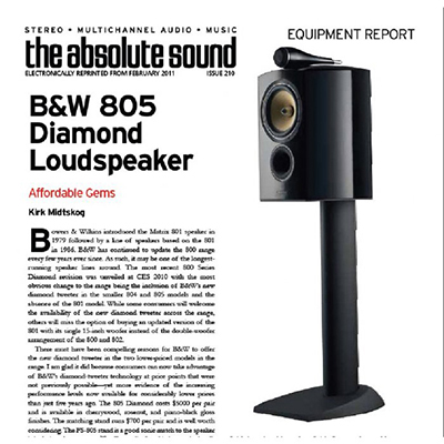 Bowers&Wilkins 805 Diamond — доступные драгоценности