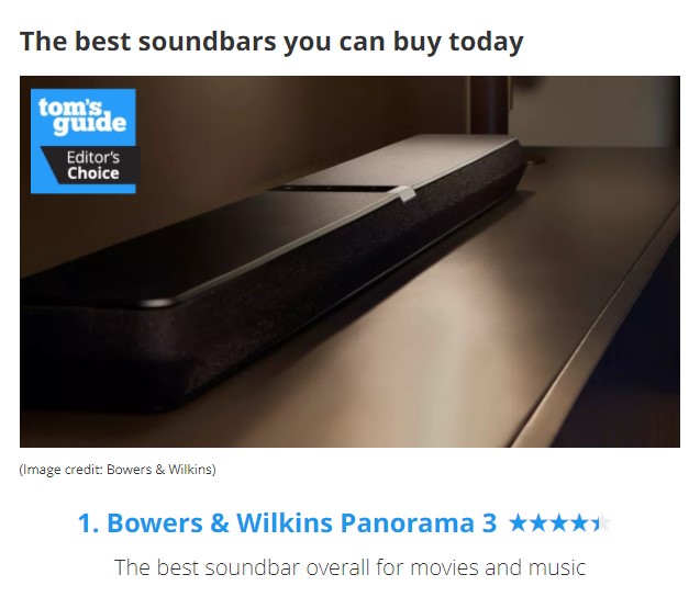 Bowers & Wilkins Panorama 3 - лучший саундбар 2022 года!