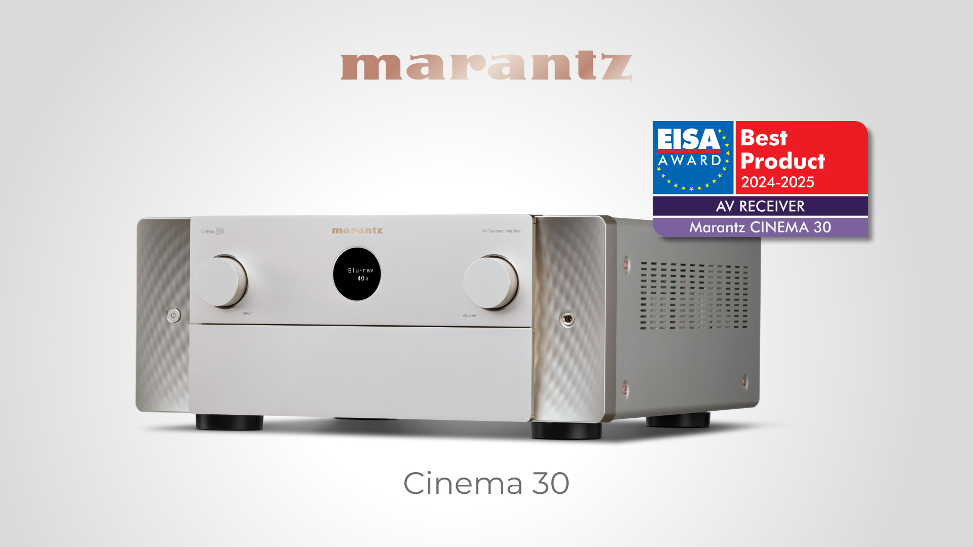 Marantz CINEMA 30 удостоен звания лучшего AV-ресивера!