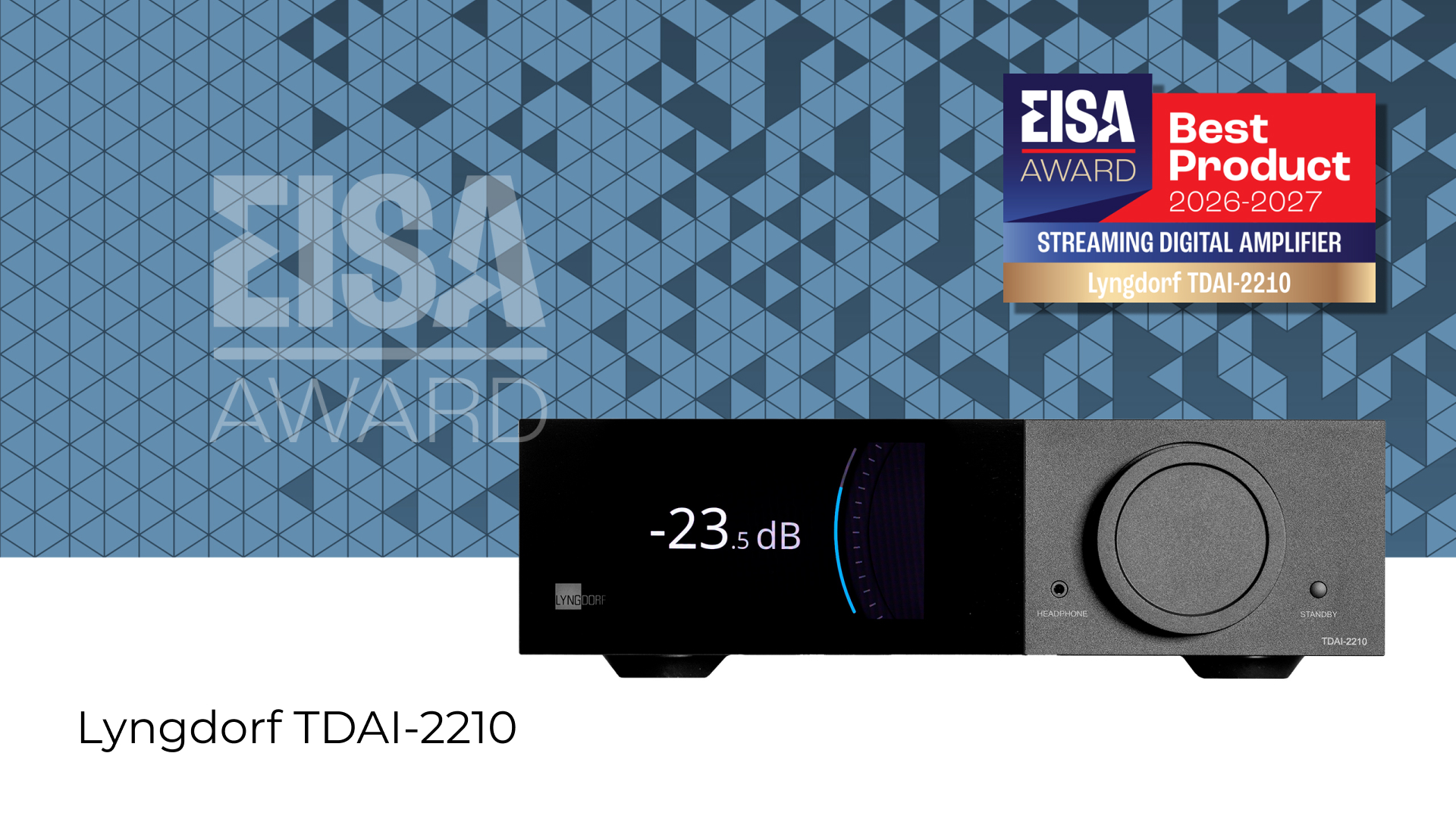 Lyngdorf TDAI-2210 вошел в число лауреатов EISA 2026–2027!
