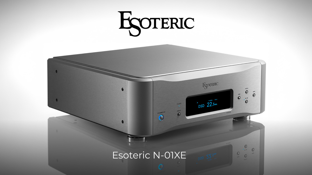 Сетевой проигрыватель с ЦАП Esoteric N-01XE получил технологии флагманского Grandioso N1