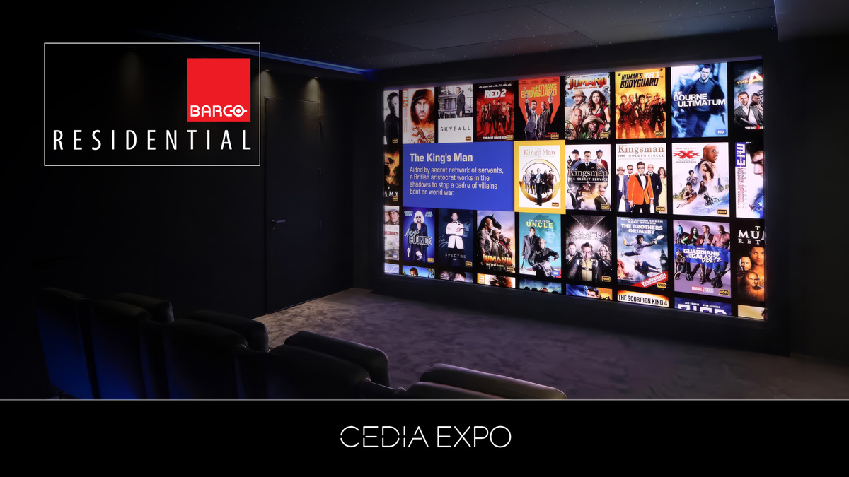 Barco показала на CEDIA 2026 домашние LED-видеостены Runar HDR и Vali NT-I